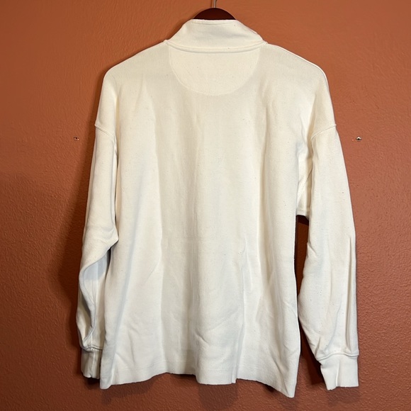 Aerie Ribbed Oversized Quarter Zip Sweatshirt - Picture 9 of 13
